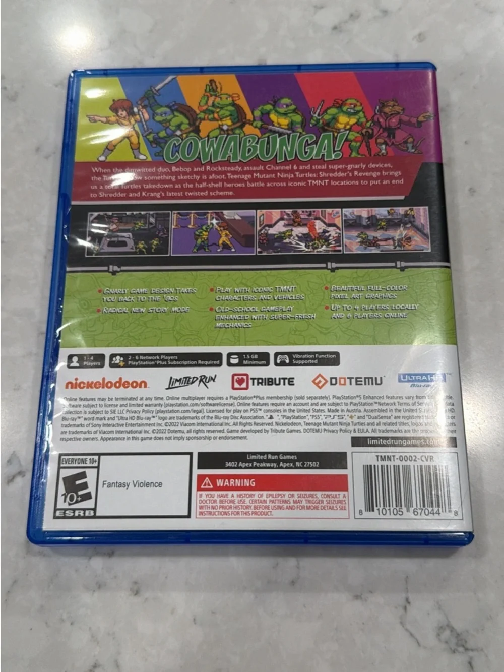 PS5 Teenage Mutant Ninja Turtles Shredder’s Revenge